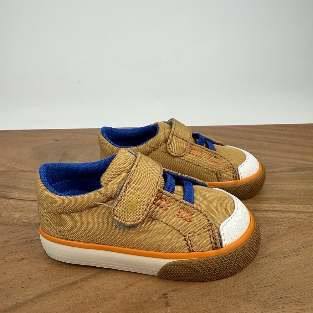 New Little‎ Kids Boys See Kai Run Alex Kahki Sneakers Shoes Sz 4